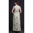 thumbnail image 4 of Bimba Floral Printed Front Slit Sleeveless Summer Spring Women Maxi PartyDress-Medium, 4 of 5