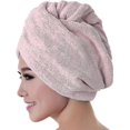 thumbnail image 3 of Flkwoh Mikrofaser-badetuch Fr Damen Schnell Trocknendes Haar Duschhaube, 3 of 5