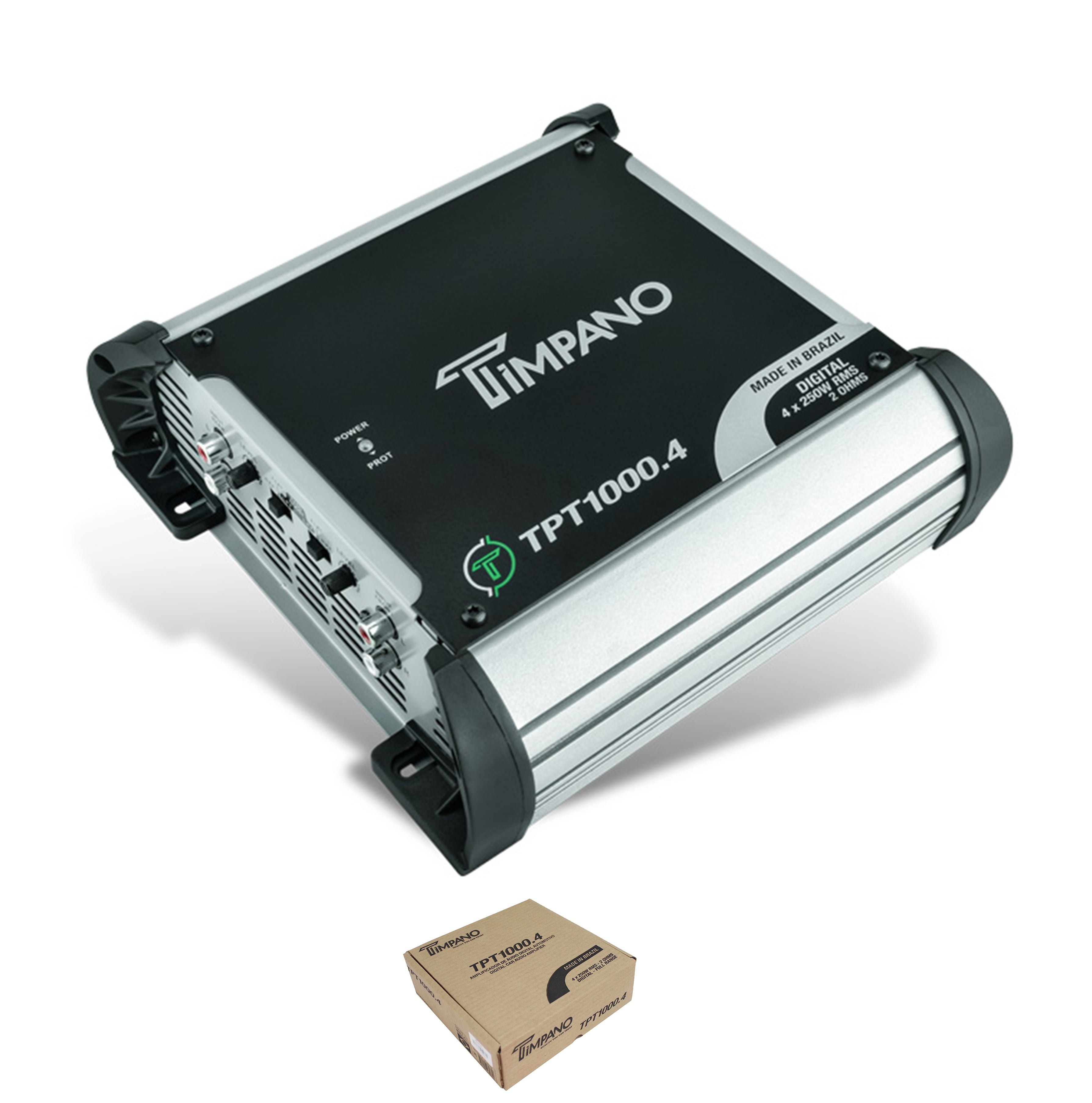 Timpano 4 Channel 1000 Watt 2 Ohm Class D Full Range Amplifier TPT1000.4