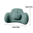 thumbnail image 3 of Memory Foam Lumbar Cushion for Car - Ergonomic Back Support, Breathable Fabric, Spine Pressure Relief, Universal Fit for Travel & Home (21.65x17.7), 3 of 8