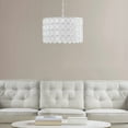 thumbnail image 4 of Gracie Mills Janna Mid-Century 4-Lights Glass Drum Shade Chandelier - GRACE-14744, 4 of 5