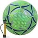 thumbnail image 1 of Balones de Fútbol GreenPrisma 2 pzas #5 Verde Reflectante Estrella y Hexágonos Poliuretano., 1 of 7