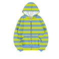 thumbnail image 4 of JUSLIO Striped Womens Blouses Zipper Hoodies Sweatshirts Cardigans Long sleeve Sweatshirts Green XL, 4 of 4