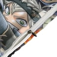 thumbnail image 4 of Black Clover Anime Home Bed 3-piece Set, Classic Japanese Anime Polyester Wash Student Dormitory Set, 4 of 5