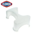 thumbnail image 2 of Clorox Antimicrobial Reversible Toilet Stool with Elevated Support, White, 250 lb Limit, 2 of 15