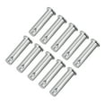 thumbnail image 5 of Single Hole Clevis Pins,10mm x 40mm Flat Head Zinc-Plating Steel  10Pcs, 5 of 5