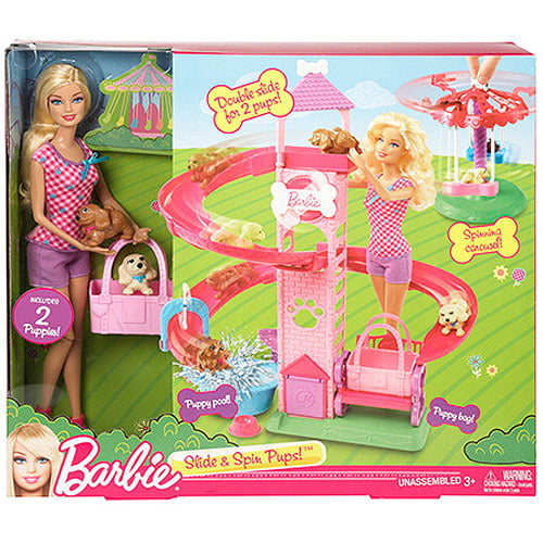 barbie dog slide