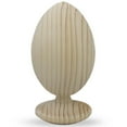 thumbnail image 2 of Unfinished Wooden Egg on Attached Stand 4.75 Inches Tall, 2 of 3