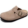 thumbnail image 4 of Yazi Clogs For Women, Womens Clogs- Mules House Slipers With Arch Support And Adjustable Buckle, 4 of 12