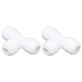 thumbnail image 1 of Quick Tee Connecter, 2PCS Wear Resistant Push In Joint Water Tube Fitting  For Garden For Kitchen, 1 of 8