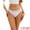 White, variant on DARING DIVA Women's Full Coverage Hipsters Panties Hi-Cut Lace Trim Briefs Black S