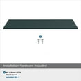 thumbnail image 5 of Amerock Edge Pulls 5-1/16 inch (128mm) Center-to-Center Matte Black Cabinet Edge Pull, 25 Pack, 5 of 6