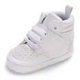 thumbnail image 5 of Zshosam Newborn Boy Shoes Baby Shoes for Toddler Boys Girls Sneakers Slip on Walking Shoes for Babies Size 5,(White Infant 5), 5 of 9