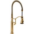 thumbnail image 1 of Kohler K-77515-2MB Robinet de Cuisine Tournant Pro avec Pulvérisateur Rétractable, Laiton Moderne Brossé Vibrant, 1 of 1