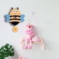 thumbnail image 4 of Reloj de pared con péndulo para habitación de niños, adorable reloj con forma de animal, 4 of 8