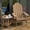 Teak, variant on ZEKOO Folding Adirondack Chair with Table Plastic Outdoor Patio Lawn Chair Teak