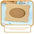 thumbnail image 2 of WEUVEB Picture Frames Craft Wooden 2Pack Parents Light Brown Handmade Painting, 2 of 8