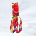 thumbnail image 2 of In the Breeze 5016 — Tie Dye 30 inch Windsock — Colorful Printed Hanging Decoration, 2 of 2