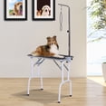 thumbnail image 2 of PawHut Foldable Pet Grooming Table for Dogs Cats Non-slip Surface, Black, 2 of 10