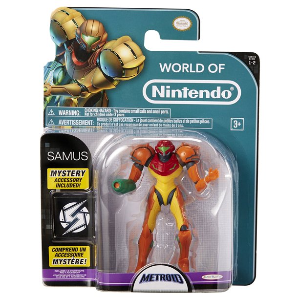 World Of Nintendo 4 Metroid Samus Action Figure Series 1 2 Walmart Com