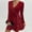Red women's summer mini dress a1, variant on Uscallm Women's Summer V Neck Long Sleeve Sequins Tie A-Line Mini Dress Elegant Party Cocktail Casual Chic Wedding Guest Night Out Mini Dress, Blue M