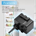 thumbnail image 6 of Beaquicy Refrigerator Relay and Overload Assembly Replacement Compressor Start Relay, 6 of 6