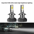 thumbnail image 4 of 6x Bulbs For Hyundai Sonata 2012 2013 2014 LED Headlight Hi/Lo + Fog Light 6K, 4 of 5