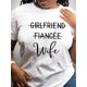 thumbnail image 1 of Monogrammed short sleeve T-shirt, summer and spring women's casual top, cotton breathable regular Tee For Adult, Men, Women, Teen, Teenager, Adolescent, Youth, 1 of 5