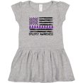thumbnail image 3 of Inktastic Epilepsy Awareness Purple Ribbons and Flag Girls Toddler Dress, 3 of 5