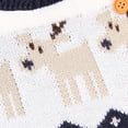 thumbnail image 6 of Coerni Toddler Baby Knit Christmas Sweater Boy Girls Reindeer Sweatshirts Long Sleeve Crewneck Pullover Tops Knitwear Clothes, 6 of 7