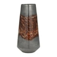 thumbnail image 6 of Elegant Glass Vase for Living Room Decor - Home Decor Accents with Sculptural Form and Grounded Base - Decorative Flower Vase for Room, Bedroom, House, Office and Table Display - 17", Black & Red, 6 of 13
