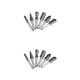 thumbnail image 4 of Riwesomey Cabezales de molienda rotativos Fresado de carpintería Limas de desbarbado Acero DIY Pulido Grabado Limado Herramientas reutilizables 6PCS Tipo 2 2piezas Riwesomey CBP264879, 4 of 6