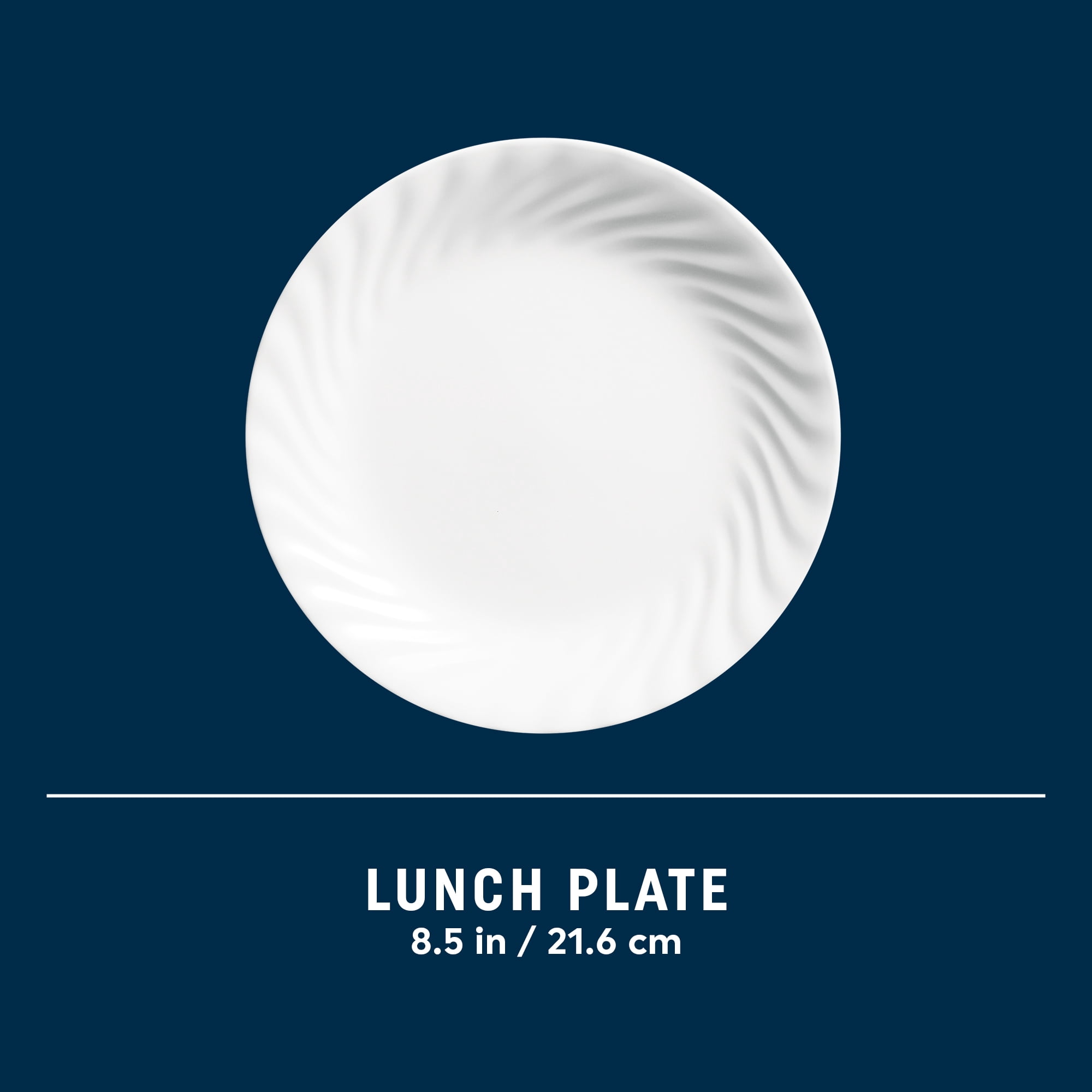 Corelle Enhancements 8.5" Glass Salad Plate