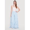 thumbnail image 5 of Women's Tie Hem Parachute Baggy Pants, 5 of 6