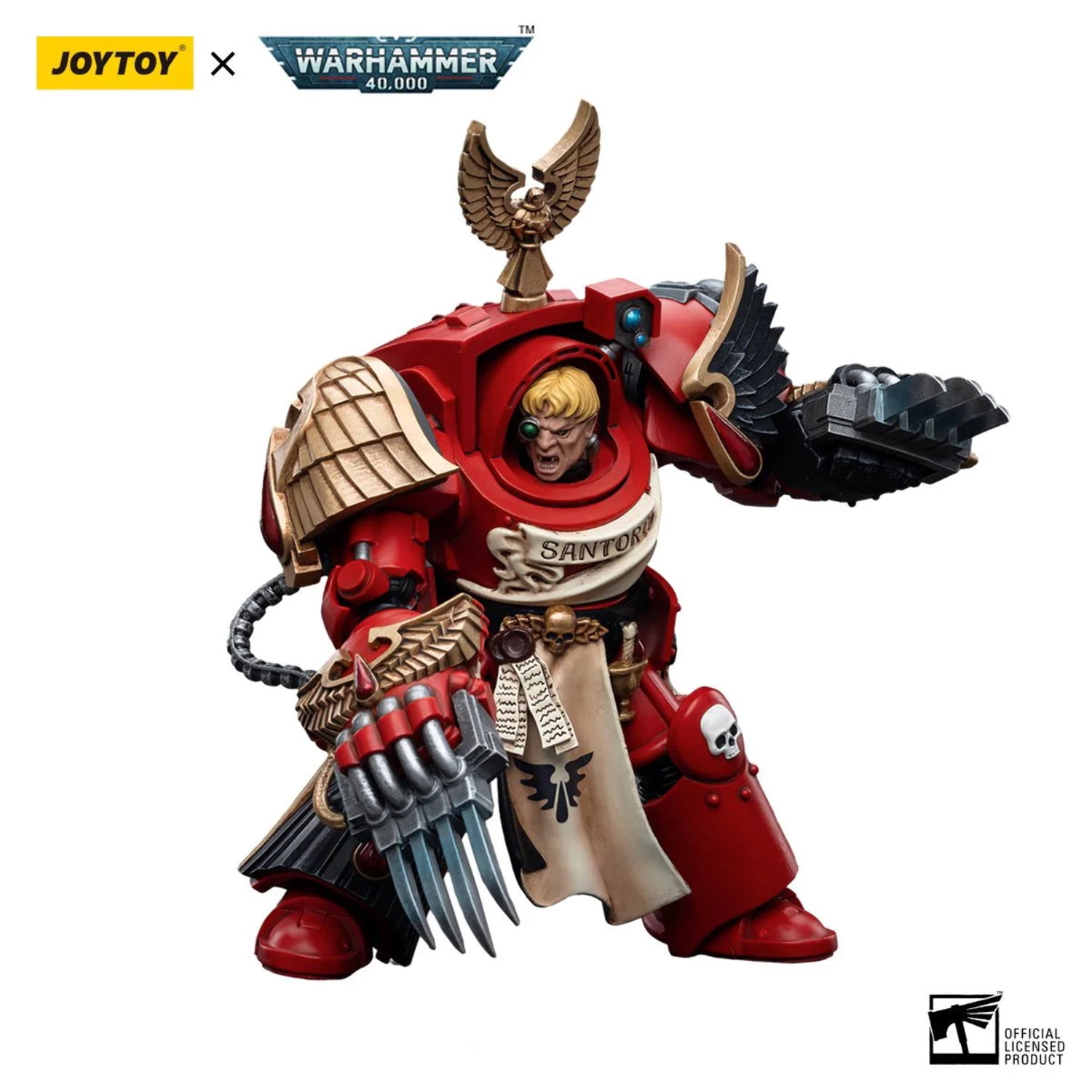 JT WH 40K Blood Angels Terminators Santoro 1:18 Figure