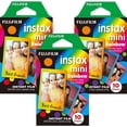 thumbnail image 1 of Fujifilm Instax Mini Instant Rainbow Film Bundle with 30 Total Films FUJIFILM 16437401_K1, 1 of 5