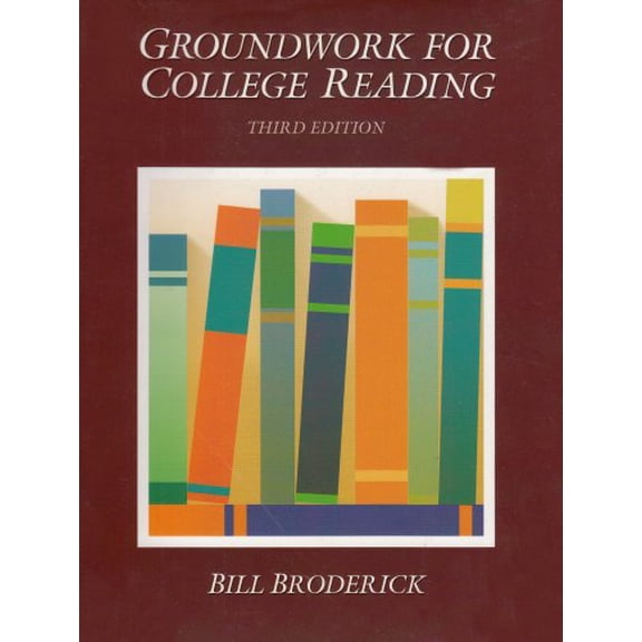 Pre-Owned Groundwork for College Reading (Hardcover) 0944210481 9780944210482