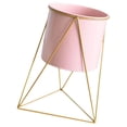 thumbnail image 3 of PENGXIANG 1PC Large Size Flowerpot Nordic Style Iron Art Plants Pot Flower Rack (Pink), 3 of 6