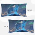 thumbnail image 7 of Pillow Covers, Aurora White Tiger Standing King Size Pillow Cases with Envelope Closure (36x20 inches), Comfy Bedding Pillowcase for Hair and Skin - Soft Breathable Pillow Protectors, 7 of 7