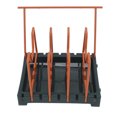 thumbnail image 2 of Pot Lid Holder Durable PP Space Saving Stable Nonslip Base Wide Application Cutting Board Organizer Type D, 2 of 8