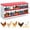 Outward Opening Lid, Red, variant on COZONY 10-Compartment Chicken Nesting Box with Roll-Away Egg Tray and Outward Opening Lid, Metal, Red