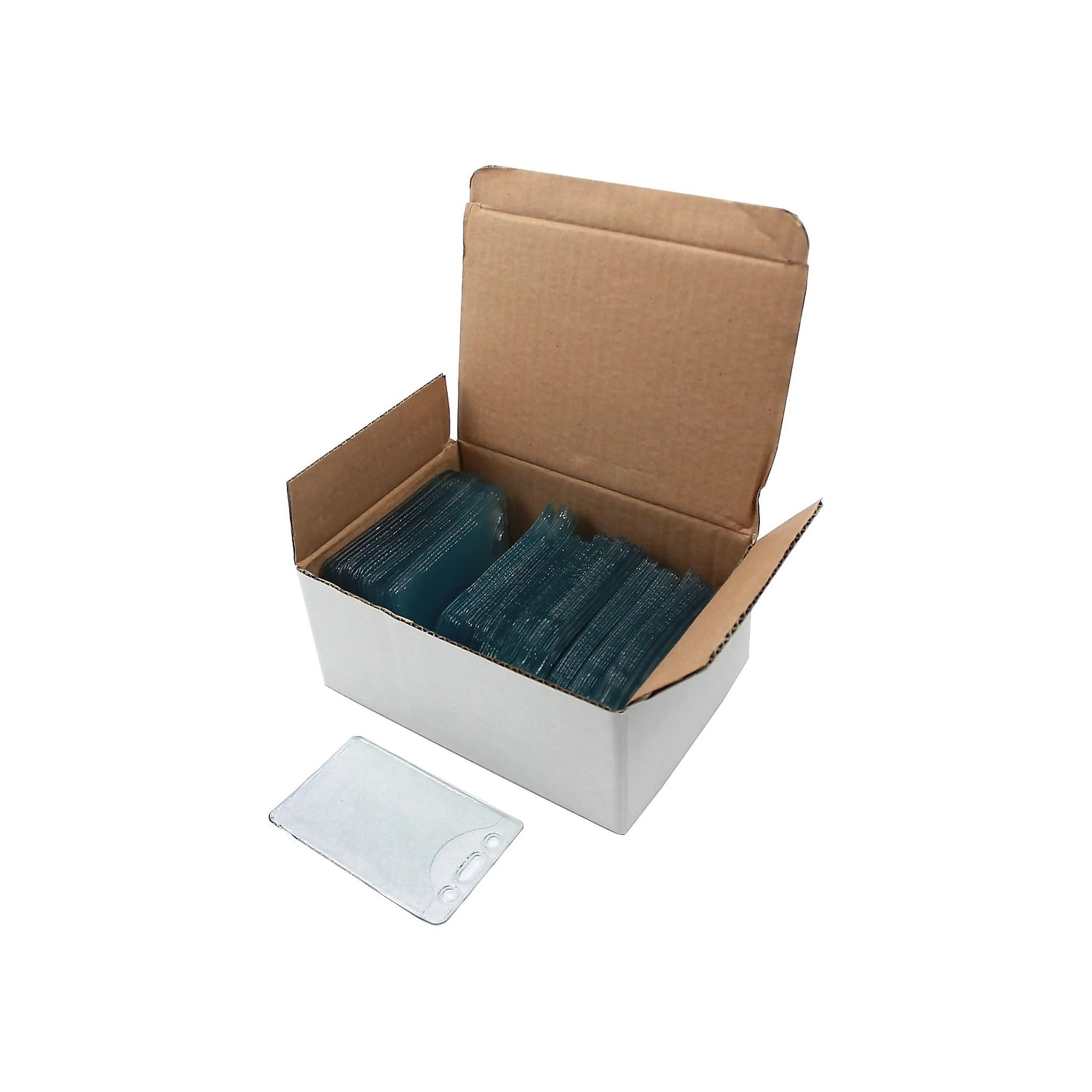 C-Line Heavy Duty ID Badge Holders, Vinyl, Vertical, 2-3/8 x 3-3/8, Box of 100
