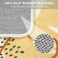 thumbnail image 3 of Abstract Bathroom Rugs Cute Colorful Plant Bath Mat Non-Slip Mid Centry Printed Bath Rugs Soft Velvet Machine Washable Boho Floor Mats Aesthetic Design for Bath Tub Sink Shower, 20x31 inch, 3 of 6