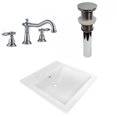 thumbnail image 1 of American Imaginations 21.5-in. W 3H8-in. Ceramic Top Set In White Color - Drain Incl. AI-33259, 1 of 1