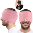 thumbnail image 2 of rose Gorro para aliviar la migraña - Rutilisable Migraine Et Maux De Tte Masque, Gel Sac De Glace, Anti - Migraine Sinus Et Masque De Pression, Anti - Migra, 2 of 4