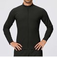 thumbnail image 4 of WRKEKC Athletic Jackets for Men Half High Neck Zip-Up Long Sleeve Soft Stretchy Running Workout Outerwear Tops, 4 of 7