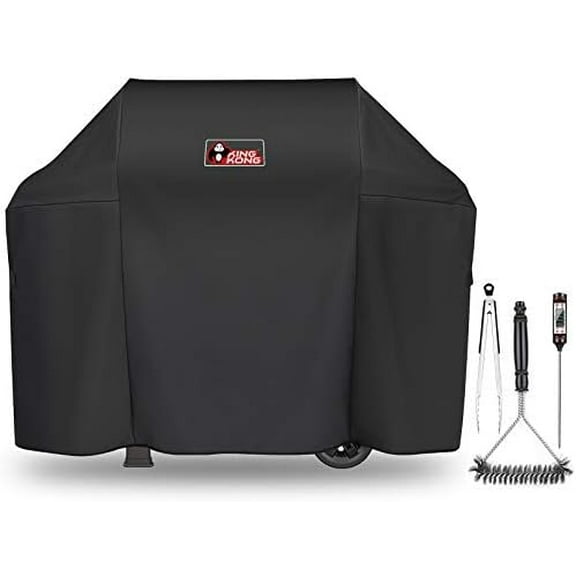 7139 Grill Cover for Weber Spirit II 300 and Spirit 200 Series (with Side Mounted Controls) Gas Grill Including Brush, Tongs and Thermometer$$Garden & Patio