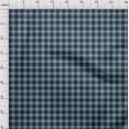 thumbnail image 3 of oneOone Cotton Cambric Grayish Blue Fabric Check Craft Projects Decor Fabric Printed By The Yard 56 Inch Wide, 3 of 4