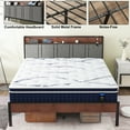 NISIEN Full Size Bed Frame, Platform Bed Frame Full with Storage