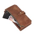 thumbnail image 5 of Crossbody Wallet Case for Samsung Galaxy S24 Plus with RFID Blocking Card Slot Holder, Magnetic Flip Folio Purse Case, PU Leather Zipper Handbag with Detachable Lanyard Strap Phone Case,Brown, 5 of 9